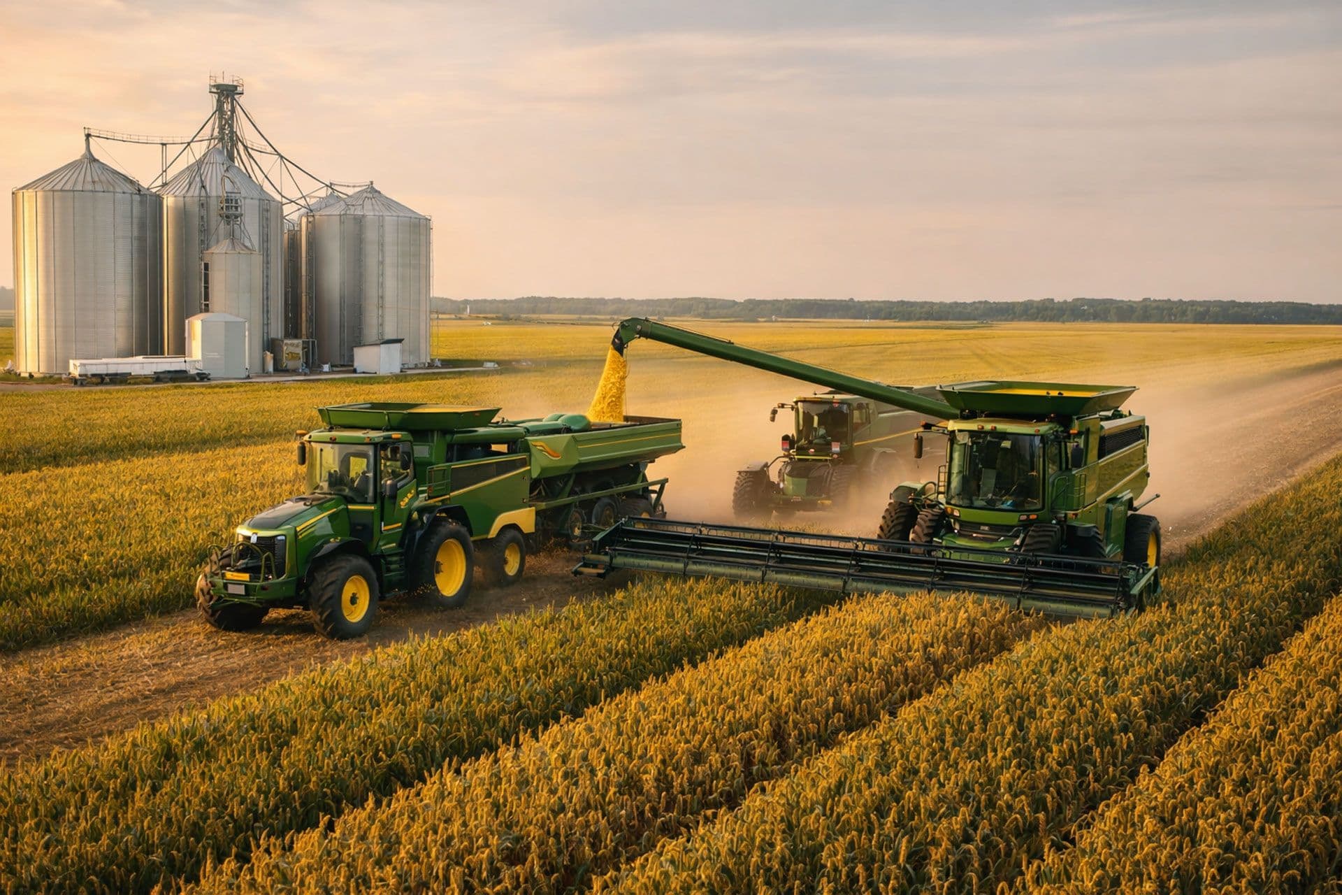 Campo de commodities agrícolas no Brasil — operações Agrovex Trading