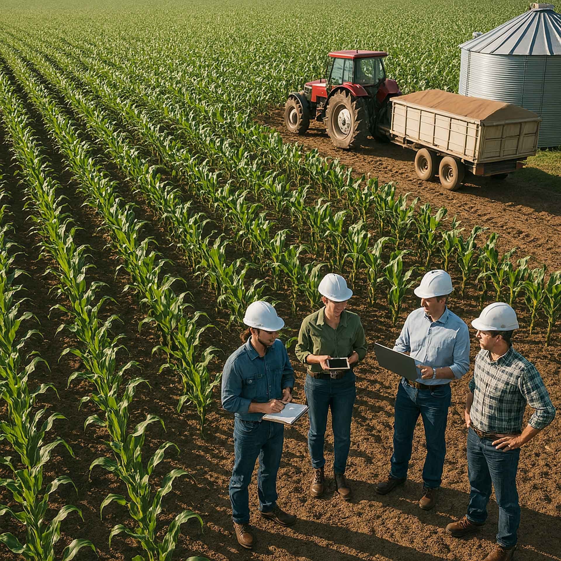 Plantação agrícola em larga escala — originação e trading Agrovex